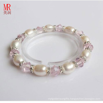 Stretched Children Kids Freshwater Pearl Bracelet